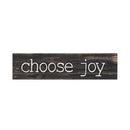 P. Graham Dunn Choose Joy Typewriter Design Distressed 6 x 1.5 Mini Pine Wood Tabletop Sign Plaque
