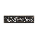 P. Graham Dunn It is Well with My Soul Script Design Distressed 6 x 1.5 Mini Pine Wood Tabletop Sign Plaque