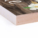 P. Graham Dunn Welcome Magnolia Brown 6 x 1.5 Mini Pine Wood Tabletop Sign Plaque