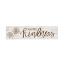 P. Graham Dunn Scatter Kindness Dandelion Whitewash 6 x 1.5 Mini Pine Wood Tabletop Sign Plaque