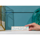 P. Graham Dunn Mermaid Kisses & Starfish Wishes Whitewash 6 x 1.5 Mini Pine Wood Tabletop Sign Plaque