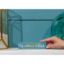 P. Graham Dunn Life is Better at The Beach Blue Distressed 6 x 1.5 Mini Pine Wood Tabletop Sign Plaque