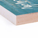 P. Graham Dunn Life is Better at The Beach Blue Distressed 6 x 1.5 Mini Pine Wood Tabletop Sign Plaque