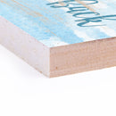 P. Graham Dunn Love You Beach & Back Blue Distressed 6 x 1.5 Mini Pine Wood Tabletop Sign Plaque