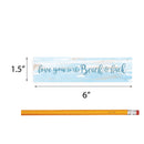 P. Graham Dunn Love You Beach & Back Blue Distressed 6 x 1.5 Mini Pine Wood Tabletop Sign Plaque