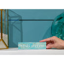 P. Graham Dunn Best is Yet to Come Teal Distressed 6 x 1.5 Mini Pine Wood Tabletop Sign Plaque