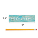 P. Graham Dunn Best is Yet to Come Teal Distressed 6 x 1.5 Mini Pine Wood Tabletop Sign Plaque