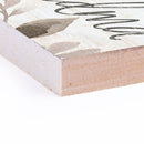 P. Graham Dunn No Means Ask Grandma Floral Whitewash 6 x 1.5 Mini Pine Wood Tabletop Sign Plaque