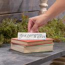 P. Graham Dunn Grace Gratitude & Grit Whitewash 6 x 1.5 Mini Pine Wood Tabletop Sign Plaque