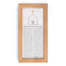 Nativity Scripture Fawn Brown 19.25 x 9.5 Pine Holiday Framed Art Wall Plaque