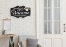 P. Graham Dunn Welcome to Our Home Magnolia 18 x 11 Inch Wood Vintage Signature Wall Plaque Sign