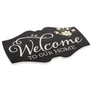 P. Graham Dunn Welcome to Our Home Magnolia 18 x 11 Inch Wood Vintage Signature Wall Plaque Sign