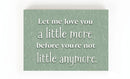 P. Graham Dunn Love You More Sage Green 7 x 5 Pine Wood Tabletop Block Sign