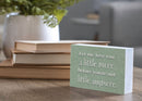 P. Graham Dunn Love You More Sage Green 7 x 5 Pine Wood Tabletop Block Sign