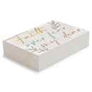 P. Graham Dunn Faith Over Fear White 7 x 5 Pine Wood Tabletop Block Sign