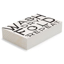 P. Graham Dunn Wash Dry Fold Laundry White 7 x 5 Pine Wood Tabletop Block Sign