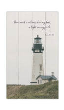 P. Graham Dunn Light On My Path White 24 x 14 Pine Wood Pallet DÈcor Sign