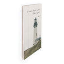P. Graham Dunn Light On My Path White 24 x 14 Pine Wood Pallet Décor Sign