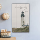 P. Graham Dunn Light On My Path White 24 x 14 Pine Wood Pallet Décor Sign