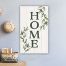 P. Graham Dunn Home Leaf Whitewash 24 x 14 Pine Wood Pallet Décor Sign