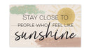 P. Graham Dunn Close To Sunshine Yellow 24 x 14 Pine Wood Pallet DÈcor Sign