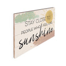 P. Graham Dunn Close To Sunshine Yellow 24 x 14 Pine Wood Pallet Décor Sign