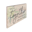 P. Graham Dunn Together Built Life Brown 24 x 14 Pine Wood Pallet Décor Sign