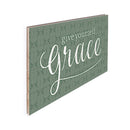 P. Graham Dunn Give Yourself Grace Green 24 x 14 Pine Wood Pallet Décor Sign