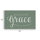P. Graham Dunn Give Yourself Grace Green 24 x 14 Pine Wood Pallet Décor Sign
