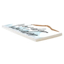 P. Graham Dunn Wander With Wonder Mountains Blue 10 x 3.5 Pine Wood String Sign