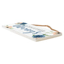 P. Graham Dunn Together Always Floral Blue 10 x 3.5 Pine Wood String Sign