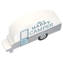 P. Graham Dunn Be A Happy Camper Trailer Grey Stripe 5 x 2.75 Pine Wood Small Tabletop Plaque