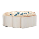 P. Graham Dunn Relax Seashell Scalloped Nautical Cream 3.5 x 3.25 Pine Wood Small Tabletop Plaque