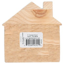 P. Graham Dunn Home is Where Grandma is Floral Grey 3.2667 x 3.25 Pine Wood Small Shape Plaque