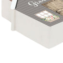 P. Graham Dunn Home is Where Grandma is Floral Grey 3.2667 x 3.25 Pine Wood Small Shape Plaque