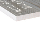P. Graham Dunn Remember Praying Things I Have Now Grey 10 x 3.38 Inch Wood Slat Easelback Tabletop Sign