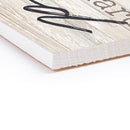 P. Graham Dunn Pray Often Work Hard Trust God White 10 x 3.38 Inch Wood Slat Easelback Tabletop Sign