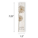 P. Graham Dunn Scatter Kindness Dandelion 7.25 x 1.5 Inch Wood Vertical Tabletop Block Sign