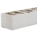 P. Graham Dunn Farm Fresh Animals Rustic Whitewash 7.25 x 1.5 Inch Wood Vertical Tabletop Block Sign