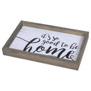 P. Graham Dunn Its So Good to Be Home Distressed 17.8 x 11.3 Inch Solid Pine Wood Farmhouse Frame Wall Plaque