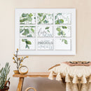 P. Graham Dunn Live Now in These Precious Moments White 25.5 x 19.5 Pine Wood Window Plaque