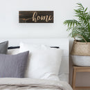 P. Graham Dunn Home Distressed Engraved 15.75 x 5.5 Inch Solid Pine Wood Plank Wall Plaque Sign