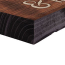 P. Graham Dunn Grateful Thankful Blessed Script Brown 5 x 3.5 Inch Solid Pine Wood Barnhouse Block Sign