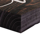 P. Graham Dunn I Love Us Script Design Brown 17 x 3.5 Inch Solid Pine Wood Barnhouse Block Sign