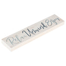 P. Graham Dunn Relax Unwind Enjoy Whitewash 11.75 x 2.5 Pine Wood Tabletop Stick Sign
