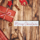 P. Graham Dunn Merry Christmas Whitewash 11.75 x 2.5 Pine Wood Tabletop Stick Sign