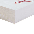 P. Graham Dunn Merry Christmas Whitewash 11.75 x 2.5 Pine Wood Tabletop Stick Sign
