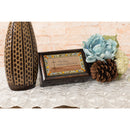 His Love Endures Jeweled Amber Music Box Plays Amazing Grace