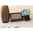 Peace Transcends Jeweled Amber Music Box Plays Amazing Grace