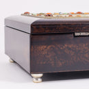 Be Joyful In Hope Jeweled Amber Music Box Plays Amazing Grace